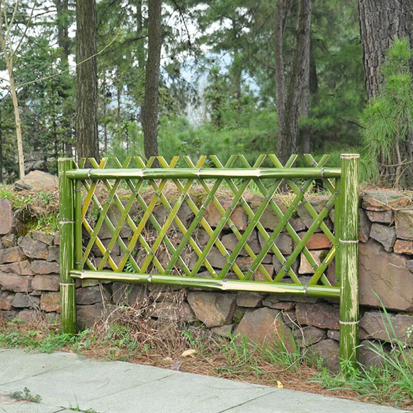  竹篱笆围栏效果图片