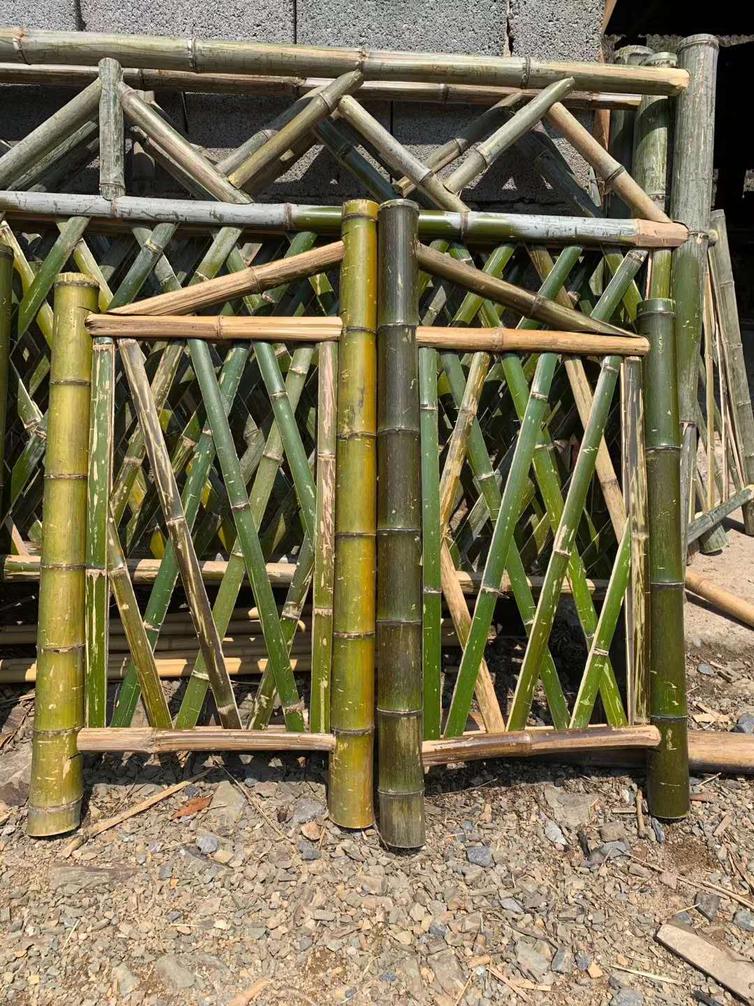 竹子围栏栅栏