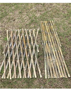 竹片围栏的制作方法