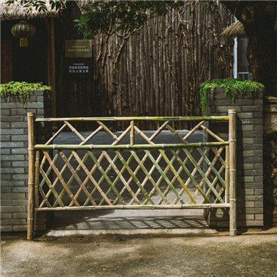 竹篱笆围栏呈现多角度建筑艺术设计！
