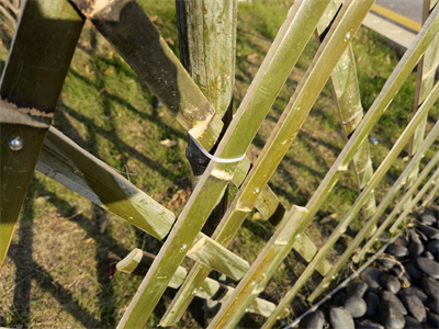 竹篱笆栅栏围栏不同类型有不同做法？